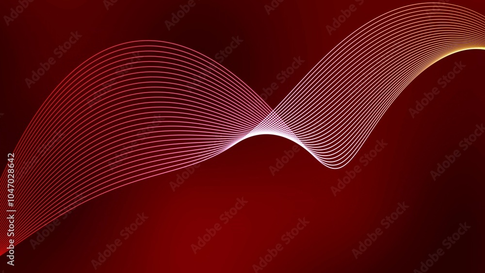 Poster abstract background ribbon line wave, geometric shape line wave background