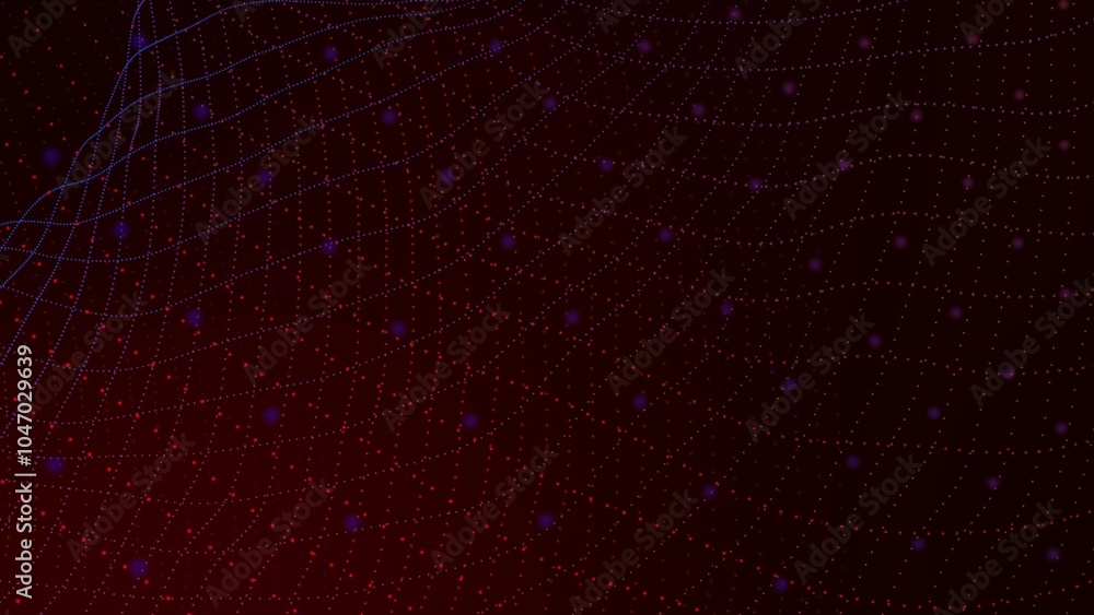 Aufkleber abstract background particle wave