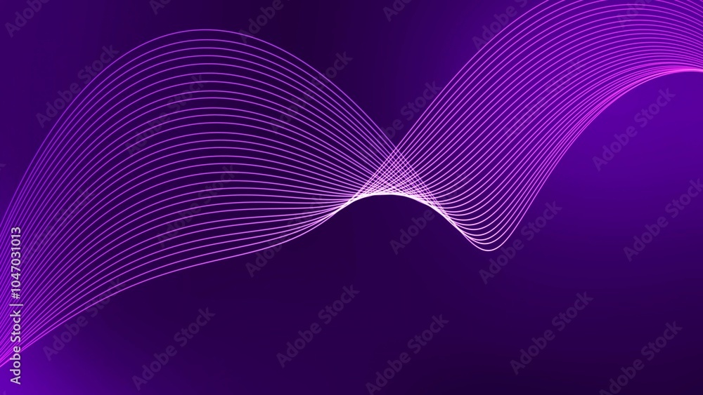 Poster abstract background ribbon line wave, geometric shape line wave background