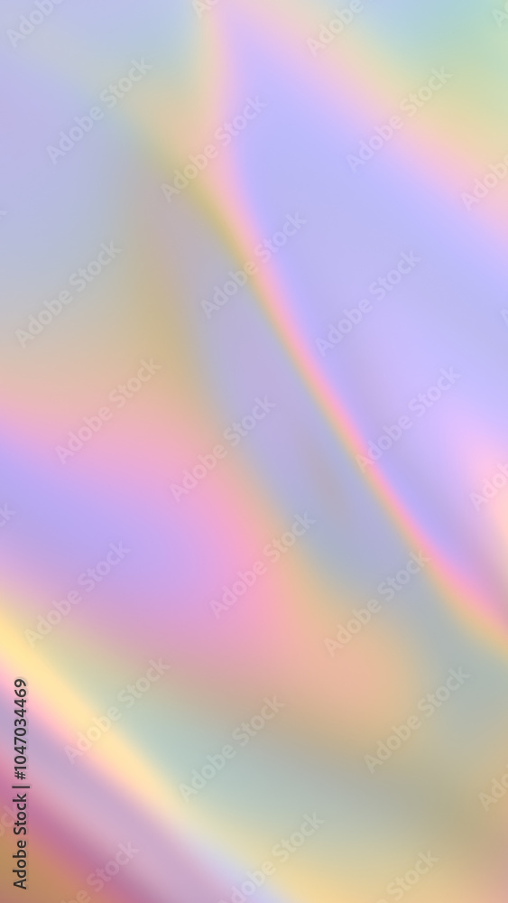 Poster abstract holographic neon foil. colorful abstract vertical background. 3d rendering illustration not