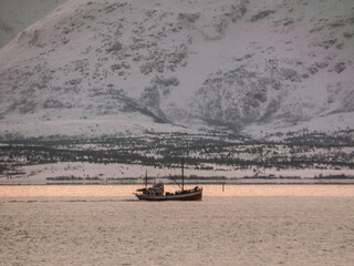 Tromso, Norway, Sunset Beach