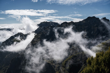 Madeira's most famous trekking route. PR1. Trekking in Madeira.