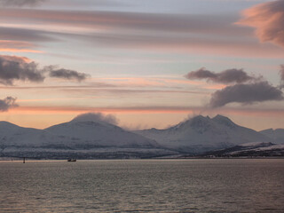 Tromso, Norway, Sunset Beach