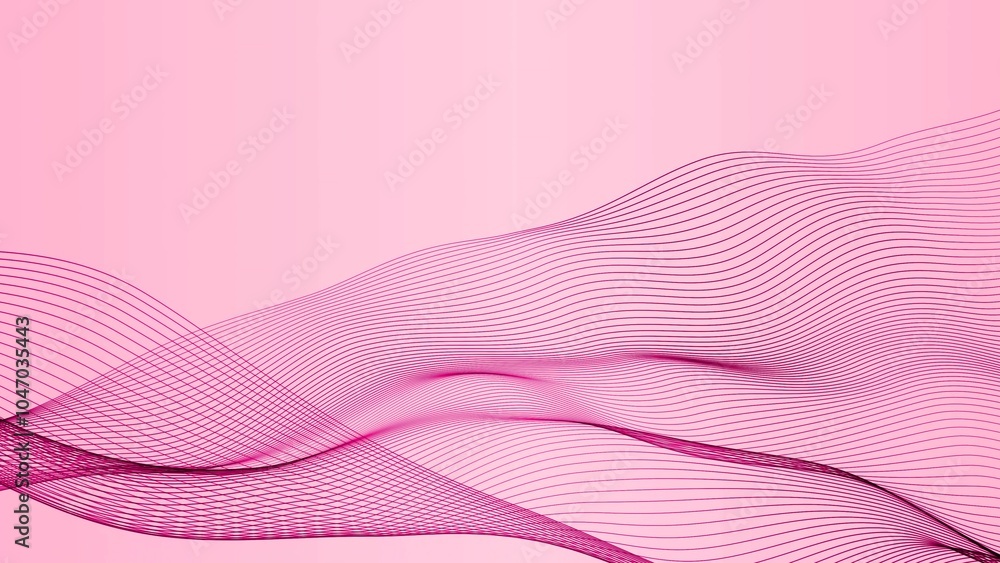 Poster abstract background ribbon line wave, geometric shape line wave background