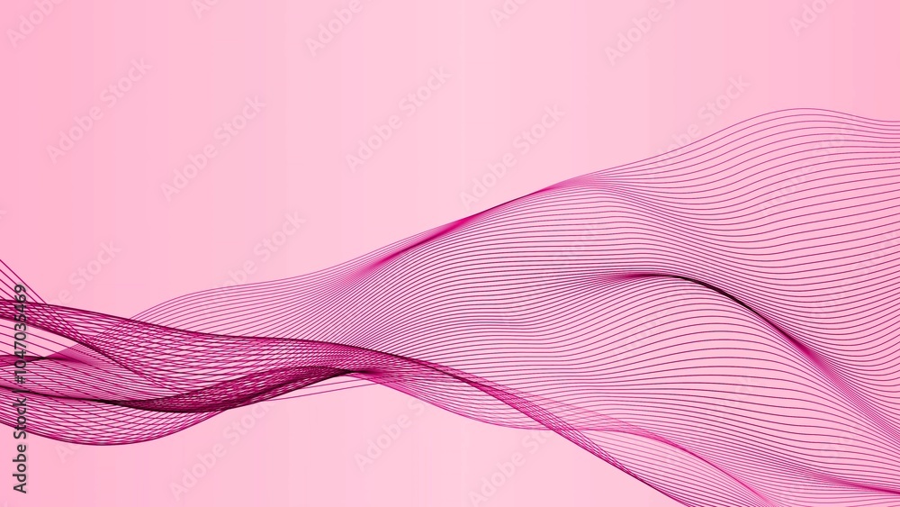 Poster abstract background ribbon line wave, geometric shape line wave background