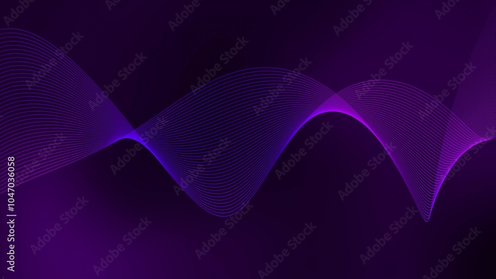 Poster abstract background ribbon line wave, geometric shape line wave background