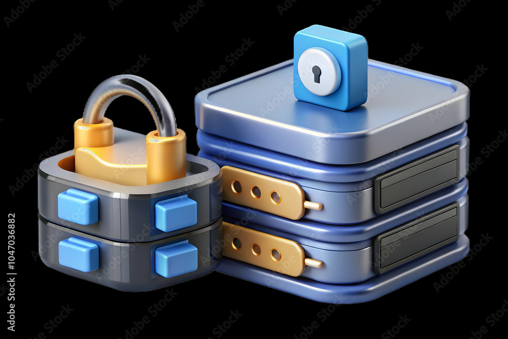 Aufkleber macro close up secure data storage devices encrypted indicators futuristic protection stored data am