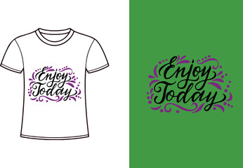 Happy birthday typography lettering with t-shirt. Vector illustration
