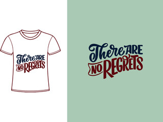 T-shirt typography design. T-shirt print design.