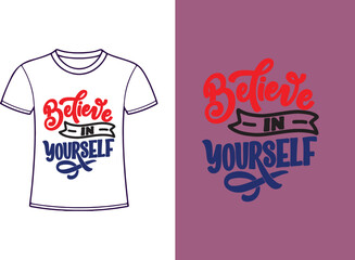 T-shirt print design. Vector illustration. Hand drawn lettering.