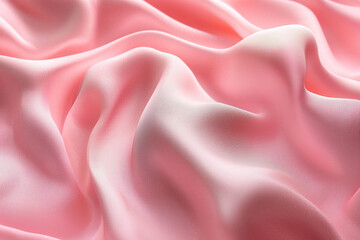 Fototapeta premium A soft pink background with a smooth satin