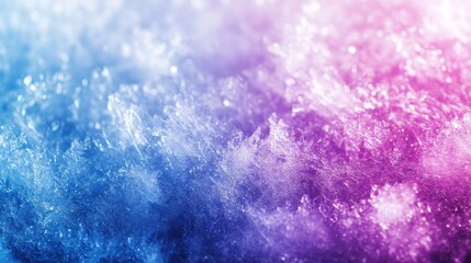 Fototapeta premium Icy frozen colorful background with frosty patterns. Natural ice texture on the glass. Colorful abstract nature background Horizontal banner