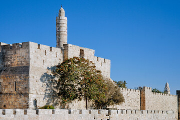 Jaffa Gate or Hebron Gate or David's Gate is a stone portal in the historic walls of the Old City...