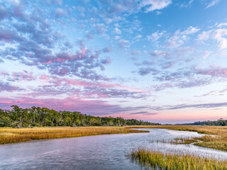 Creek Through the Salt Marsh
