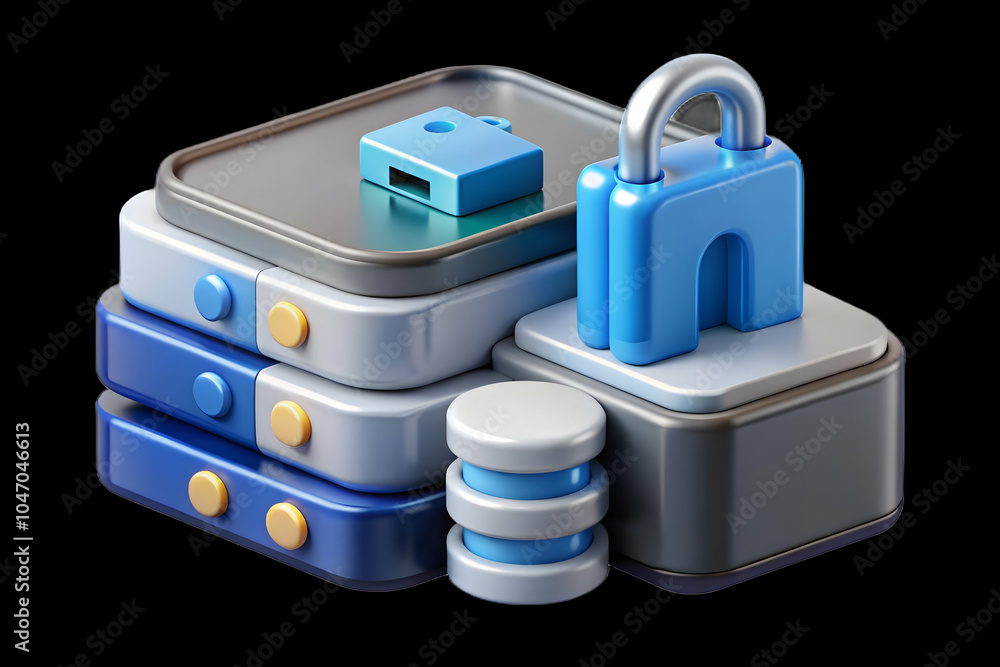 Aufkleber macro close up secure data storage devices encrypted indicators protect physical digital data futuri