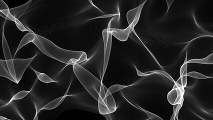 Abstract background ribbon line wave, Geometric shape line wave background