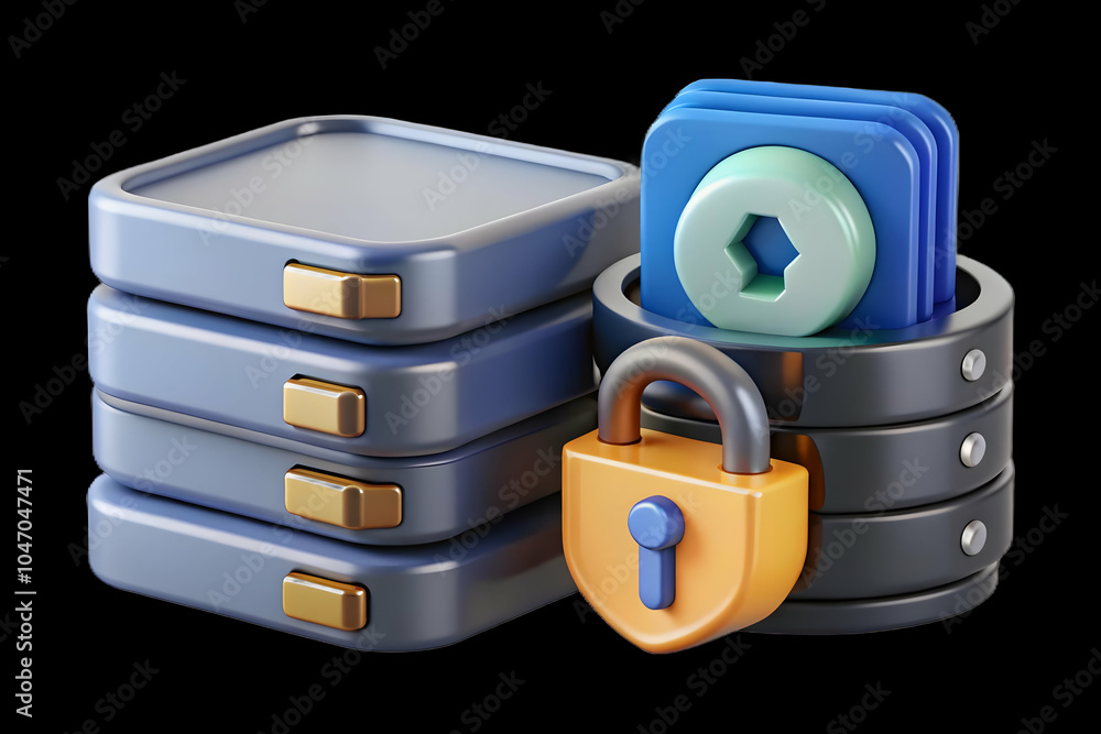 Aufkleber macro close up secure data storage devices encrypted indicators digital protection copy space photo 