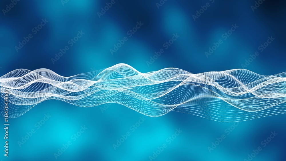 Poster abstract background ribbon line wave, geometric shape line wave background