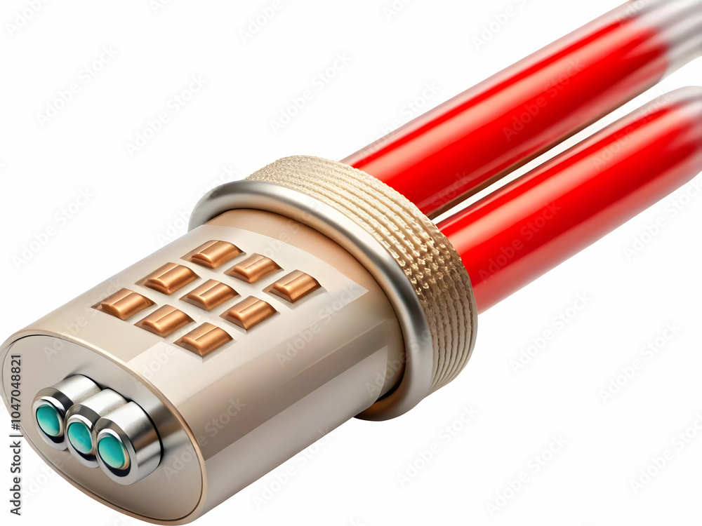 Aufkleber macro shot secure data transmission cables encryption indicators protective layers importance secure