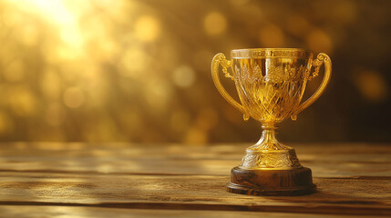 輝くトロフィー