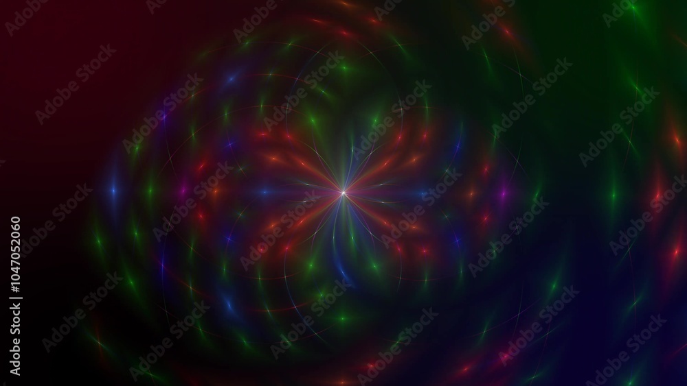 Poster abstract background particle wave