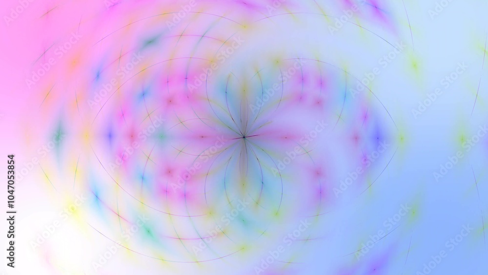 Poster abstract background particle wave