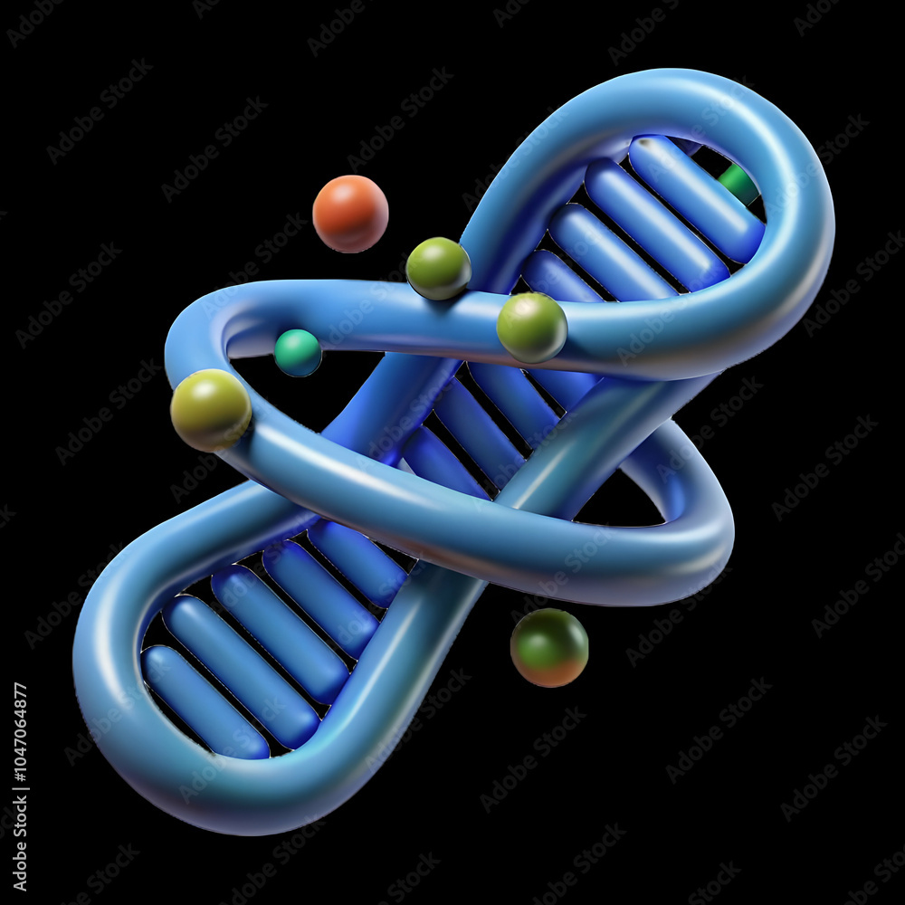 Poster macro image dna strand binary code close up visual representation fusion genetics digital technology