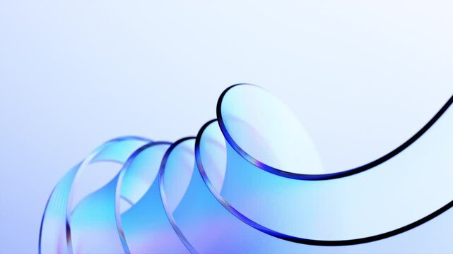 Abstract background design, 4k seamless looping animation, 3d render