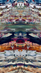 Abstract background art . Ethnic pattern. Mixtures of oil paint. Trendy hand painting canvas. Wall decor and Wall art prints Idea. 3D Texture. Art object