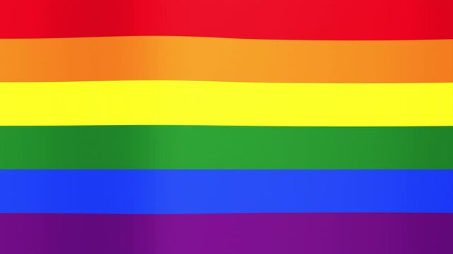 LGBT flag . Seamless looping animation