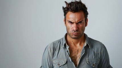 Obraz premium Angry Man Portrait