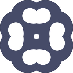 Mandala Coloring Online Circular Pattern in Form of Mandala With Flower for Henna, Mehndi, Tattoo, Decoration Decorative Ornament in Ethnic Oriental Style.