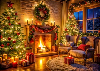 Cozy Christmas Decor Sayings in Low Light for a Festive Atmosphere