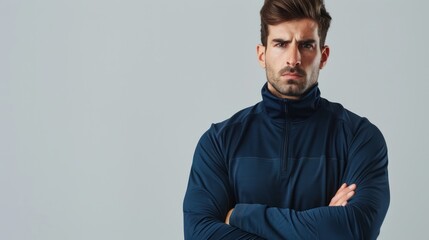 Obraz premium Serious Portrait of a Determined Man