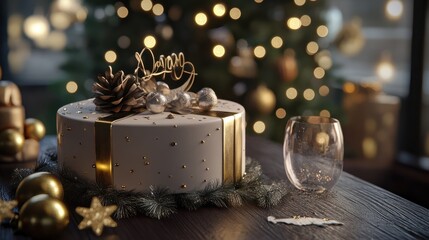 Buon anno. Anno nuovo 2025. Scritta 3d.