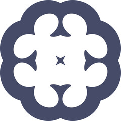 Mandala Flower Real Circular Pattern in Form of Mandala With Flower for Henna, Mehndi, Tattoo, Decoration Decorative Ornament in Ethnic Oriental Style.