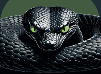 Naklejka premium Cobra Art