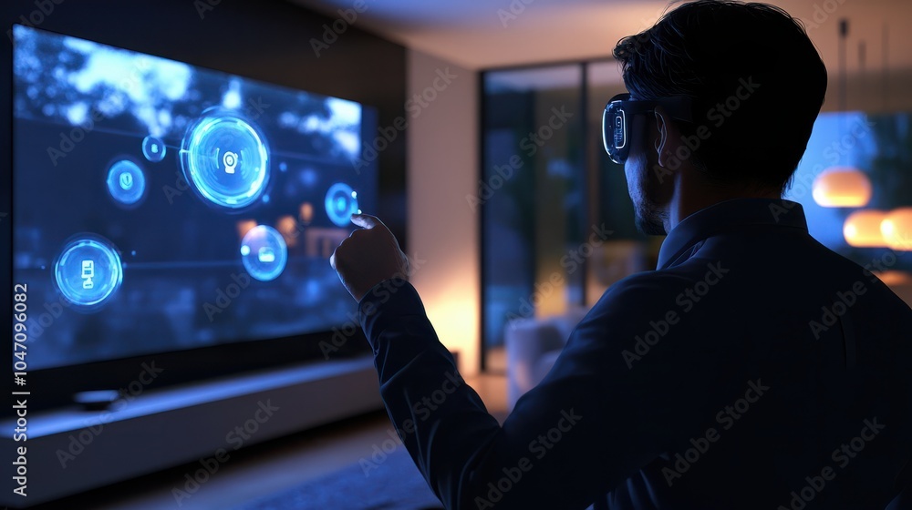 Poster future is here. introducing the new smart home system that will change the way you live.