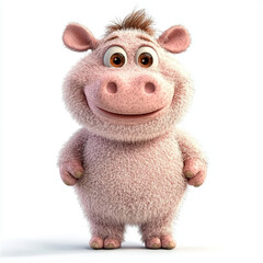 Naklejka premium Smiley pig