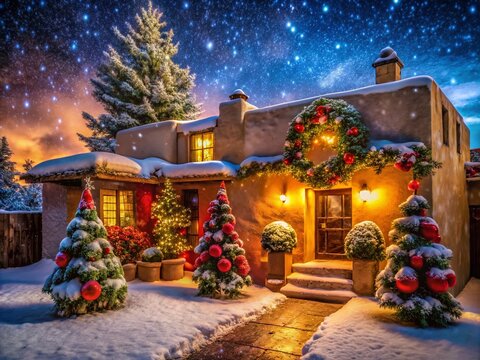 Enchanting Christmas at the Adobes - Cozy Holiday Decor and Warm Ambiance