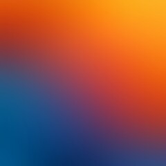 Naklejka premium Orange blue blur gradient abstraact simple background.