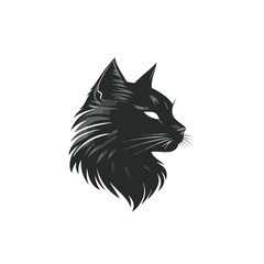 Fototapeta premium Minimalistic Cat Vector Logo Design Template for Branding and Marketing Collateral