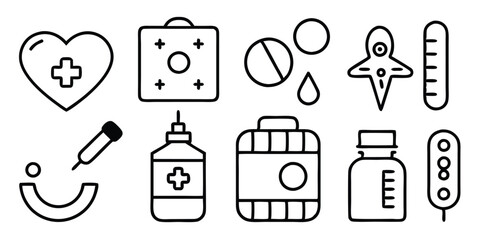 medicine-health-care-icon-set