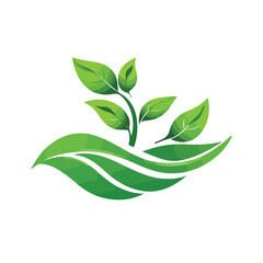 Fototapeta premium Eco-Friendly Vector Logo Design Template for Branding and Marketing Campaigns