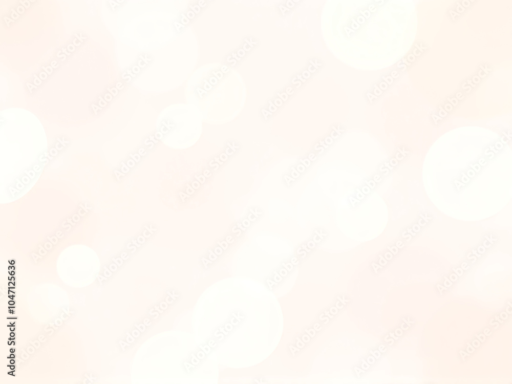 Poster soft bokeh effect with warm pastel tones creating a dreamy atmosphere, perfect for backgrounds or ov
