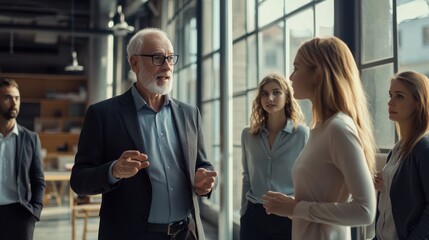 The Group Discussion in Office
