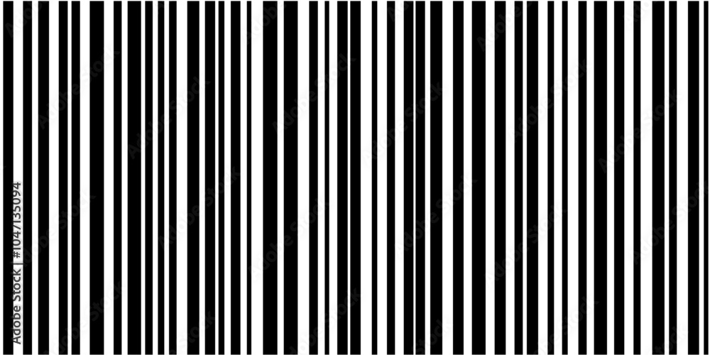 Fototapete vertical lines pattern with varying widths and spaces