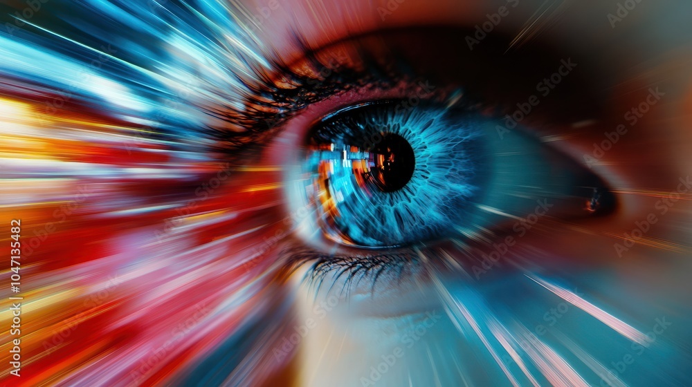 Poster blur is a concept that represents the future of technology in the field of cyber security with a bac