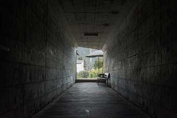 Obraz premium トンネルの出口－群馬県沼田市利根町 