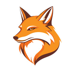 Obraz premium Fox Head Vector Logo Design Template for Branding and Marketing